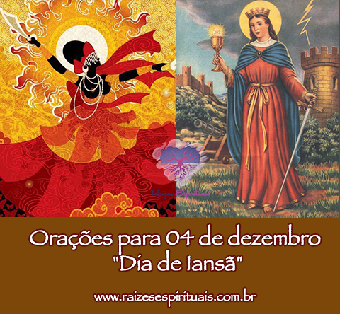 Orações para dia 04 de dezembro