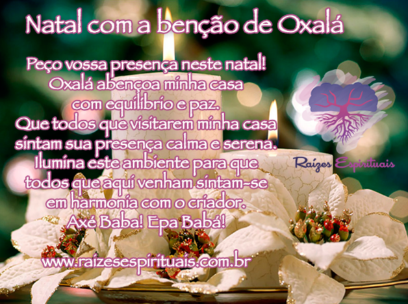 Natal com Oxalá