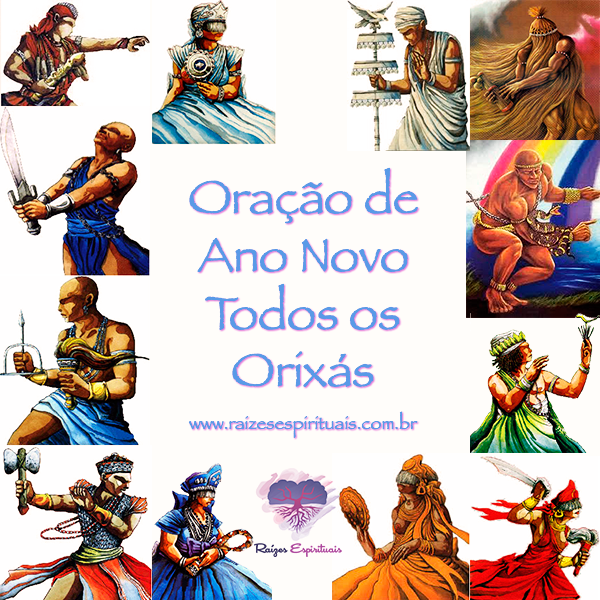 Oração de ano novo a todos orixás