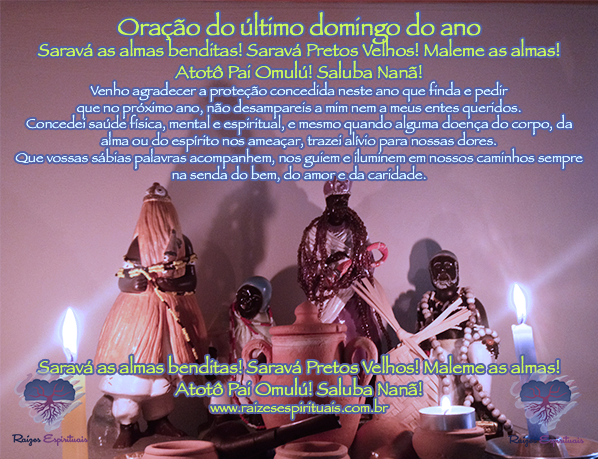 Oração do último domingo do ano 