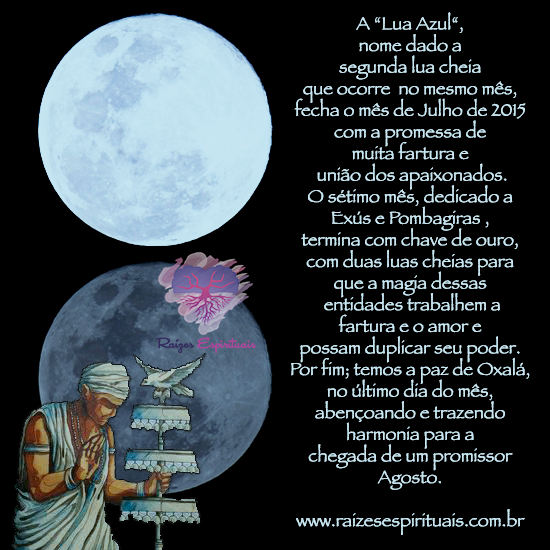 Lua azul em Julho de 2015
