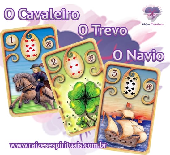 Cavaleiro - Trevo - Navio e o Baralho Cigano