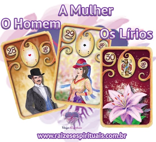 O Homem, A Mulher, Os Lírios e o Baralho Cigano