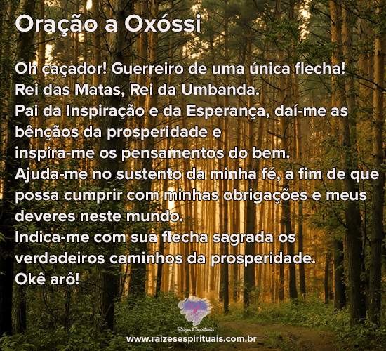 Oração a Oxóssi