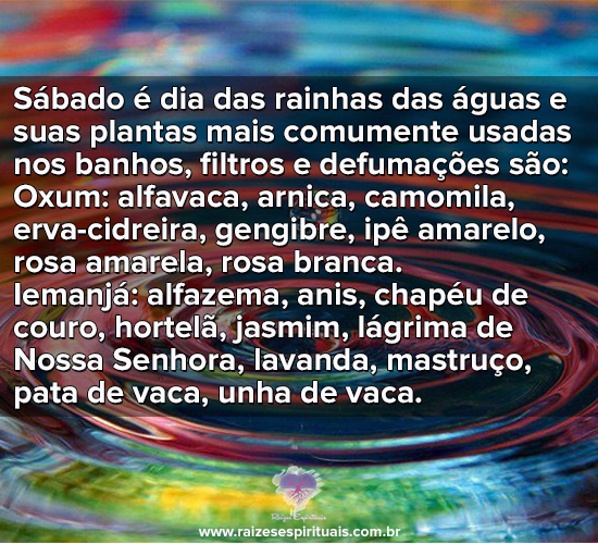 Sábado das aguas