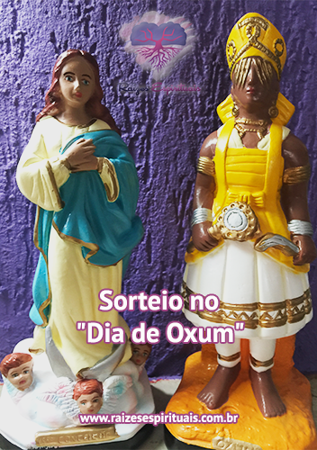 Sorteio no "Dia de Oxum"