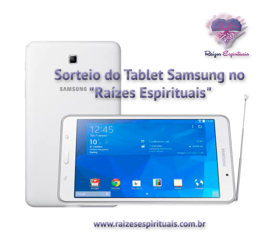 Sorteio Tablet Samsung Galaxy tab 2 com tv