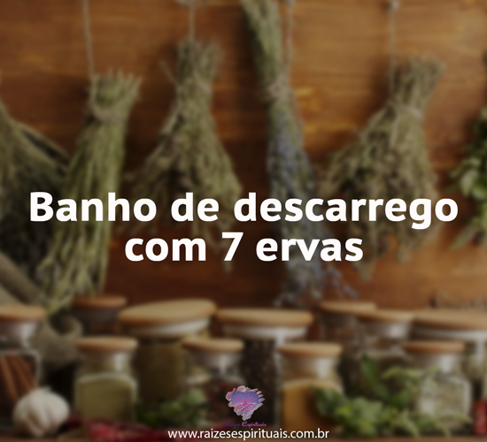 Banho de descarrego