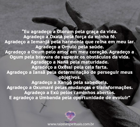 agradeço