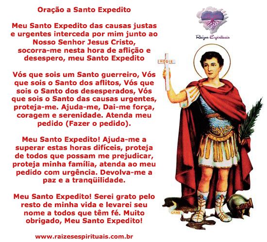 Oração a Santo Expedito