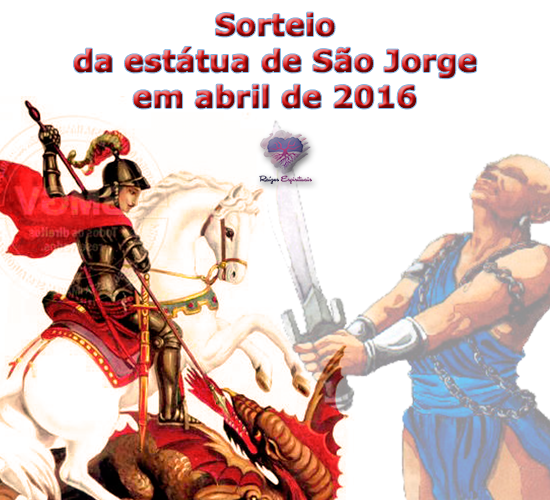 Sorteio da estátua de São Jorge