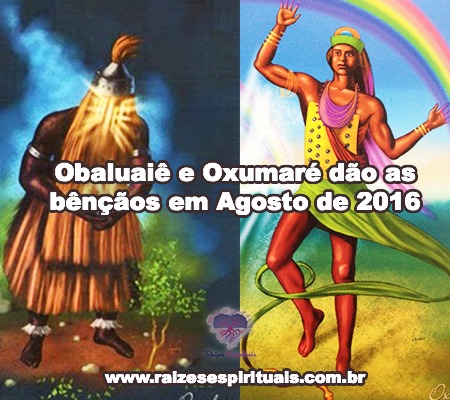 Agosto de 2016 no site "Raízes Espirituais"