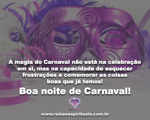 Boa noite de Carnaval
