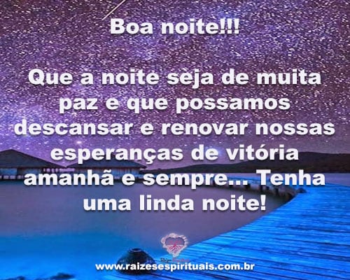 boa noite