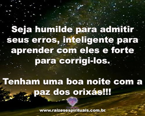 uma boa noite