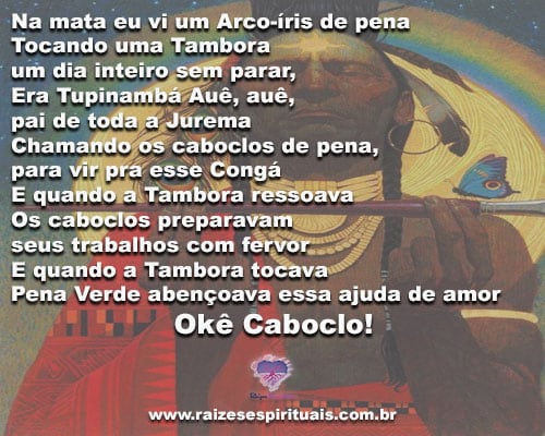 caboclo arco iris
