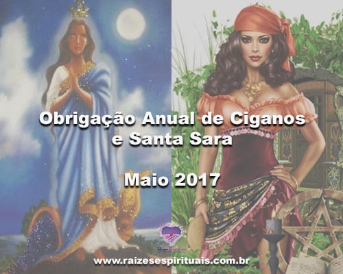 Obrigação anual de Ciganos e Santa Sara - Maio 2017