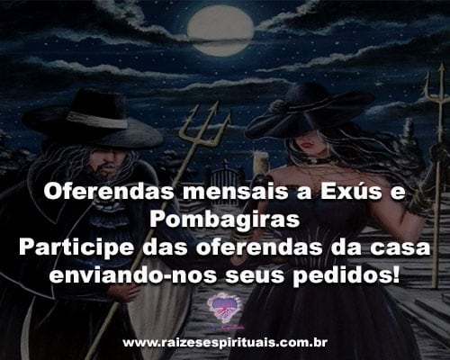 oferenda mensal exus