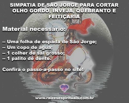 simpatia de são jorge