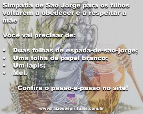 simpatia-são jorge