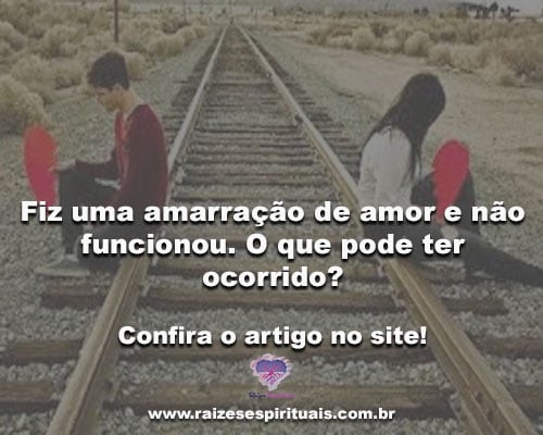 amarração errou