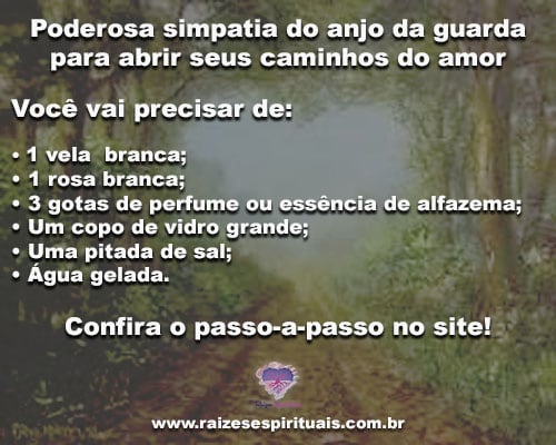 simpatia anjo