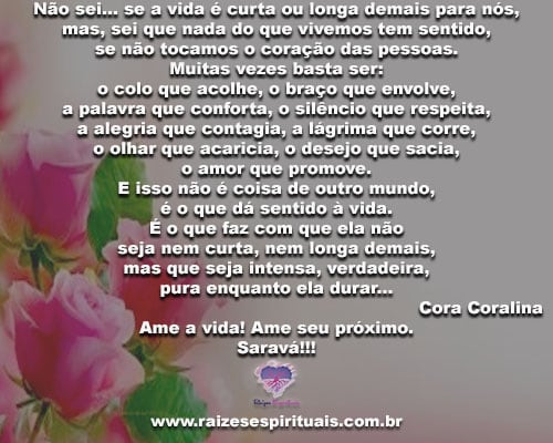amar a vida
