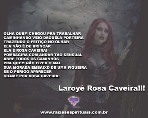 rosa caveira