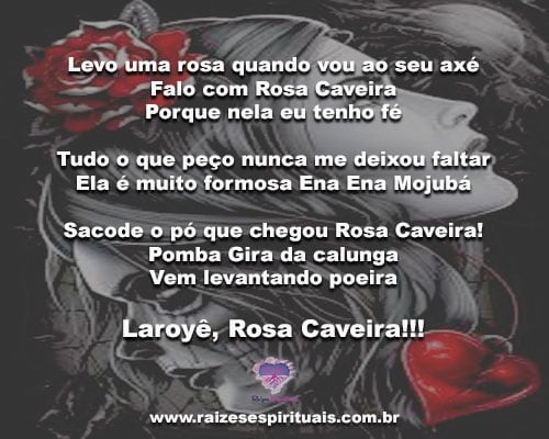 rosa caveira
