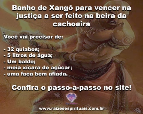 Banho xango