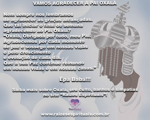 oxalá-agradecer