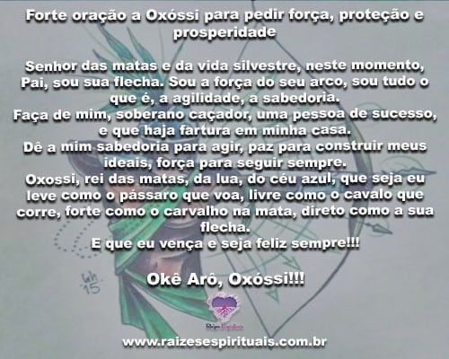 Oxossi-oracao