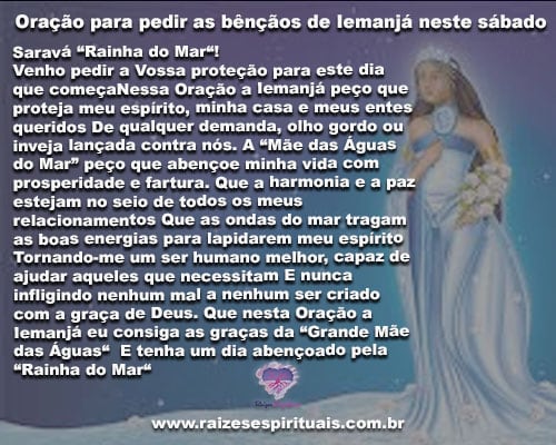 oração iemanjá