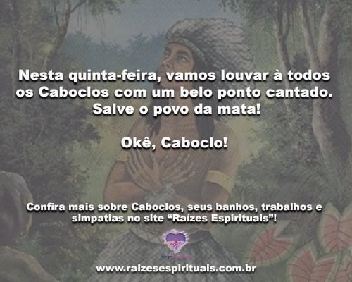 Um belo ponto cantado para louvar a todos Caboclos. Okê Caboclo!