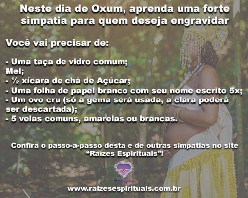 simpatia-oxum-engravidar