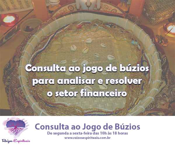 Consulta ao jogo de búzios para analisar e resolver o setor financeiro