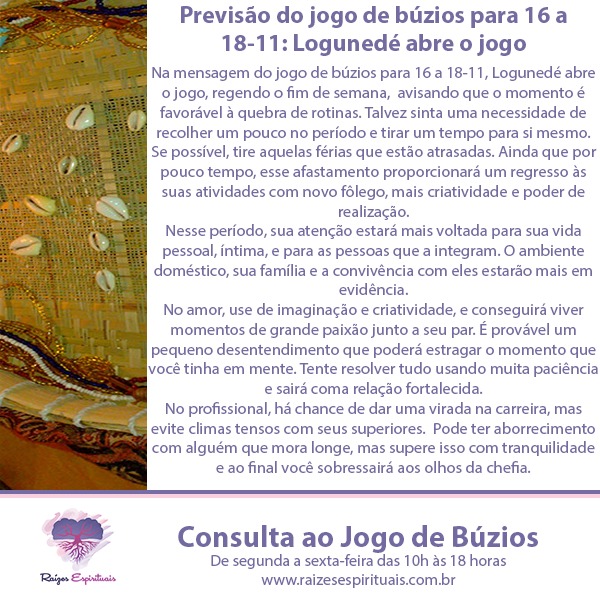 jogo de búzios para 16 a 18-11