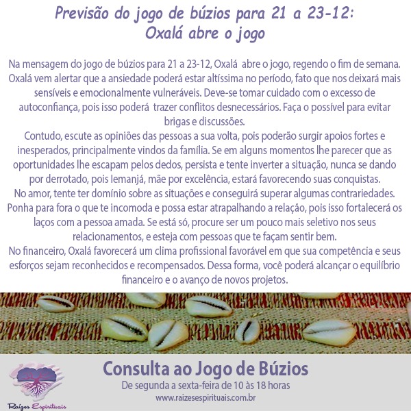 jogo de búzios para 21 a 23-12