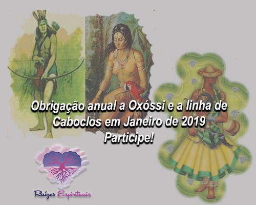 Obrigação anual a Oxóssi e a linha de Caboclos