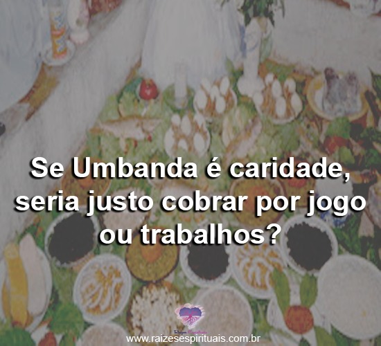umbanda é caridade