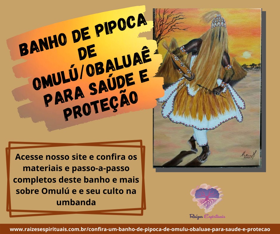 Confira um banho de pipoca de Omulú/Obaluaê para saúde e proteção