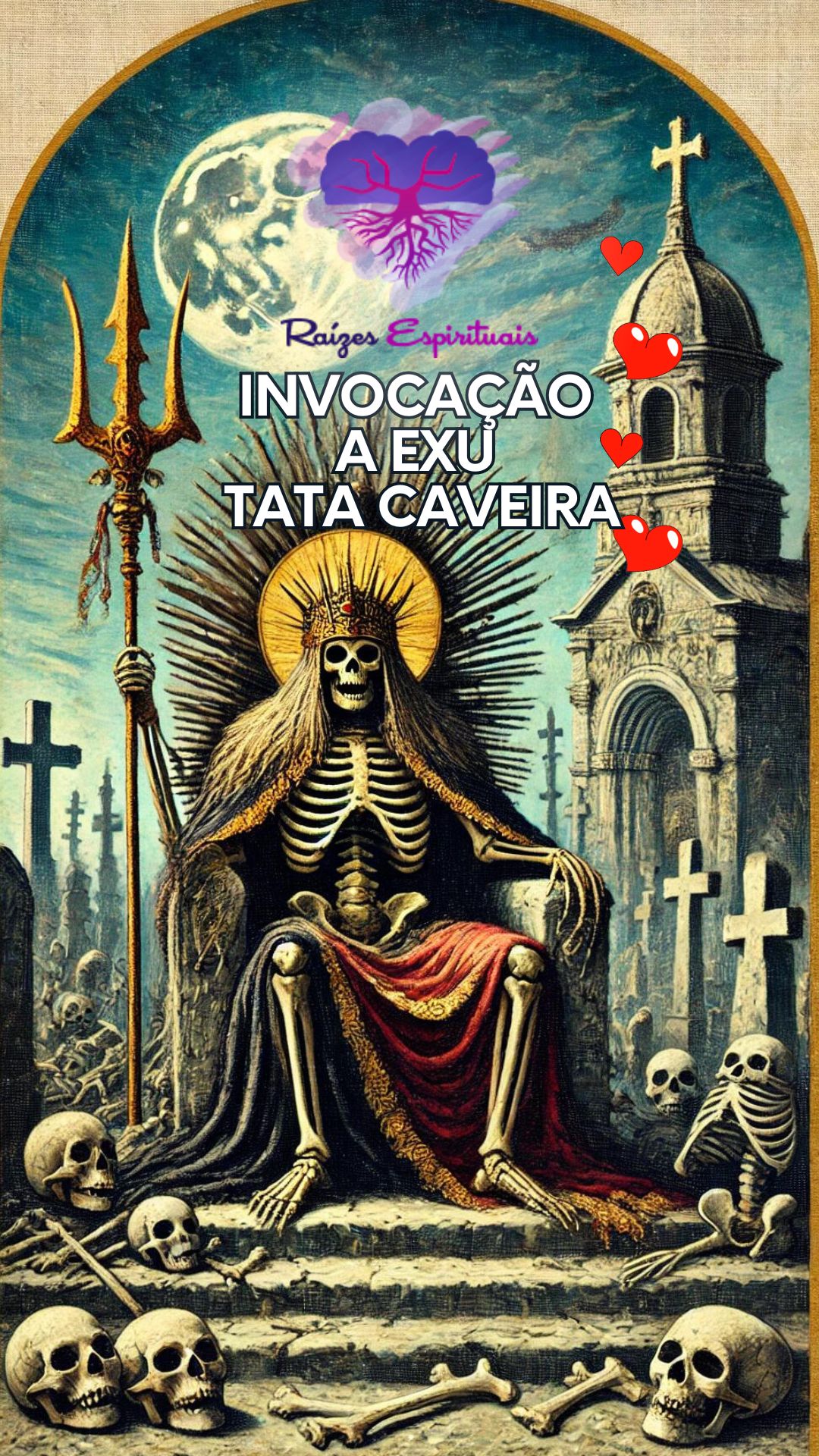 Invocando Exu Tata Caveira poderoso guardião do Reino de Omulú