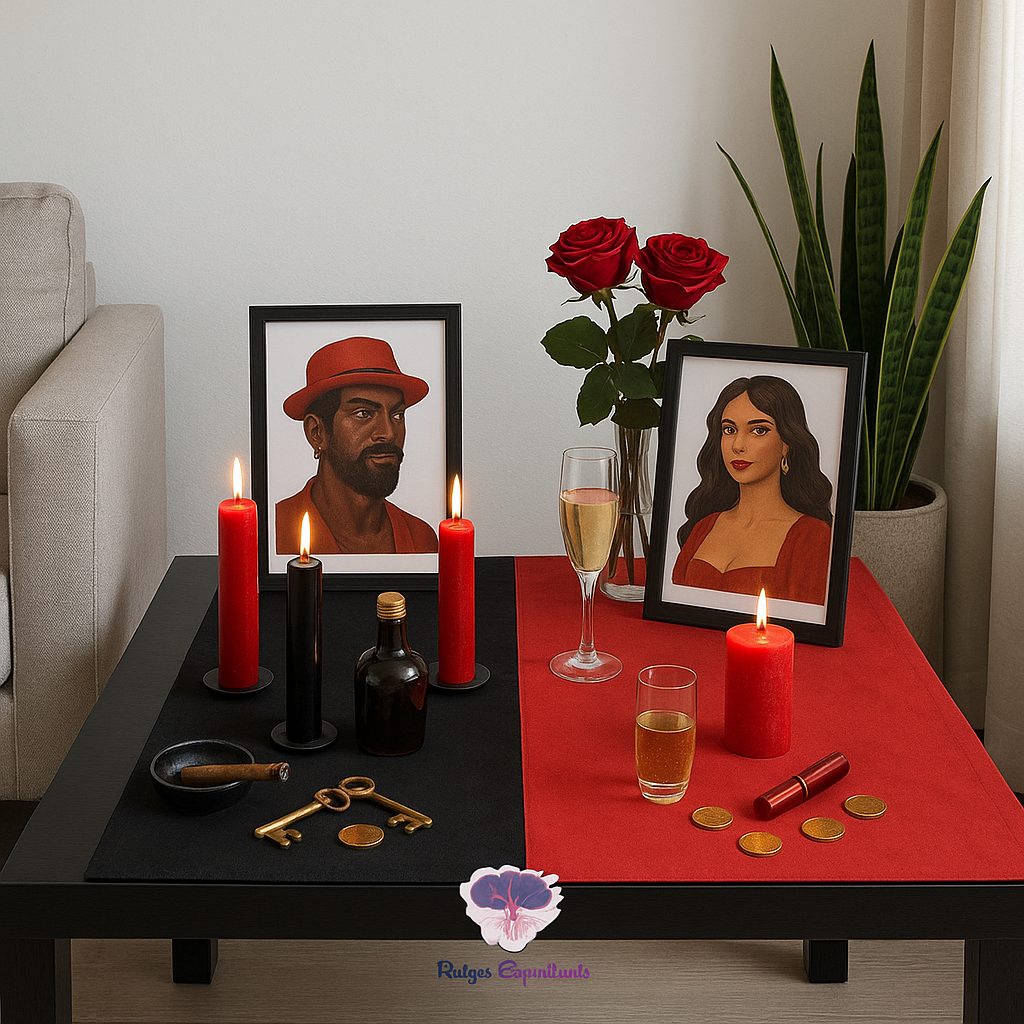 Altar de Exu e Pombagira em casa